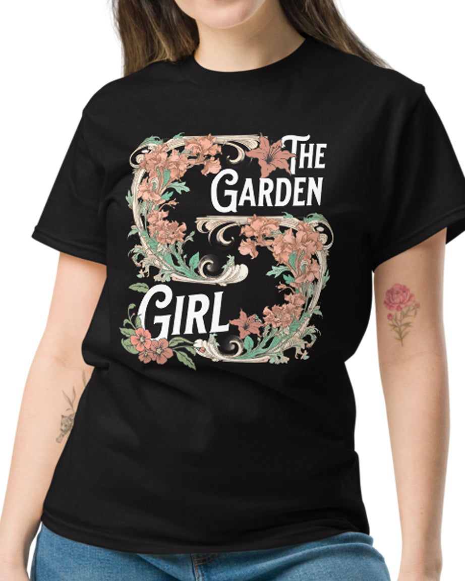 Garden girl tee